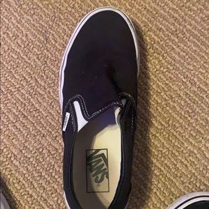 Black Slip On Vans